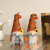 Christmas Handwork Pumpkin Gnome Dolls Christmas Ornament