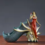 Home Ornament Swan Wine Bottle Holder Craft Ornament Figure Statue