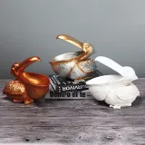 Home Ornament Pelican Storage Desktop Craft Ornament Resin Figure Statue