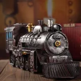 Home Ornament Locomotive Desktop Craft Ornament Resin Figure Statue