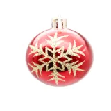 Merry Christmas 36 Pieces 6cm Colorful Christmas Hanging Ornaments Balls Decoration