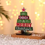 Merry Christmas Letter Christmas Tree Christmas Home Ornament Decoration