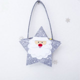 Merry Christmas Candy Gift Bag Santa Claus and Elk Gift Bag