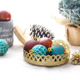 Merry Christmas 20 Pieces Hollow Out and Matte Christmas Tree Ornaments Hanging Balls Decoration