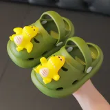 Toddler Kids Cartoon Dinosaurs Flat Beach Summer Slipper Sandals