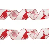Merry Christmas Plaid Linen Ribbon Christmas Tree Christmas Party Decoration