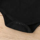 Baby Mummy's Boo Printed Long Sleeve Bat Bodysuit Set With Hat
