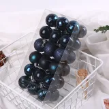 Merry Christmas 36 Pieces 4cm Frosted and Matte Christmas Tree Ornaments Hanging Balls Decoration