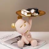 Home Bearbrick Tray Ornament Desktop Craft Ornament Figure Statue