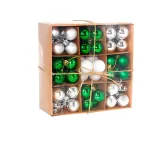 Merry Christmas 99 Pieces 3cm Mixed Color Set Christmas Hanging Ornaments Balls Decoration