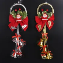 Merry Christmas Santa Claus Jingle Bell Ornament Christmas Decoration
