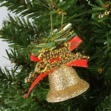 Merry Christmas 6 PCS Jingle Bell Ornament Christmas Decoration