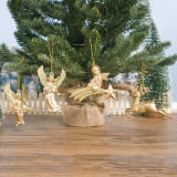 Christmas Reindeer and Angle Acrylic Statue Christmas Ornament Decoration