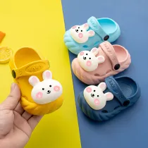 Toddler Kids Cartoon Rabbit Flat Beach Summer Slipper Sandals