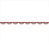 Christmas Drawstring Hanging Banner Streamer Christmas Party Decoration