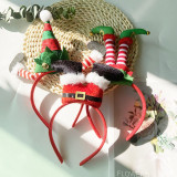 Merry Christmas Elf and Santa Headband Christmas Gift