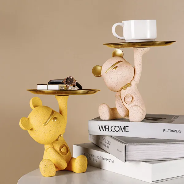 Home Bearbrick Tray Ornament Desktop Craft Ornament Figure Statue