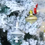 Merry Christmas 80 Pieces Christmas Tree Ornaments Hanging Balls and Lights Decoration