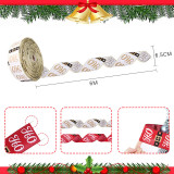 Merry Christmas HOHO DIY Silk Ribbon Christmas Gift Strap and Christmas Party Decoration