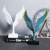 Home Ornament Flying Eagle Desktop Craft Ornament Resin Figure Statue