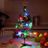 Merry Christmas Tree with Jingle Bell and Snowflake Ornament Christmas Decoration Ornament