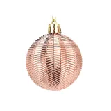 Merry Christmas 12 Pieces 6cm Flower Painted Matte Christmas Tree Ornaments Hanging Balls Decoration