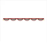 Christmas Drawstring Hanging Banner Streamer Christmas Party Decoration