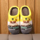 Toddler Kids Cartoon Puppy Dog Cotton Plush Winter Shoes Home Slipper