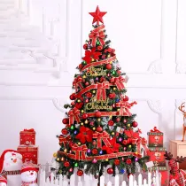 Merry Christmas 100 Pieces Painted Xmas Ball and Stars Christmas Party Home Decoration