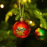 Merry Christmas 100 Pieces Snowflake Christmas Tree Ornaments Hanging Balls Decoration