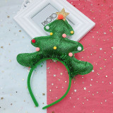 Merry Christmas Sequins Christmas Tree Headband Xmas Party Gift Decoration