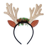Merry Christmas Headband Reindeer Antlers Christmas Party Gift