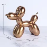 Home Ornament Desktop Balloon Dog Resin Craft