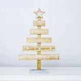 Christmas Painted Letter Card Xmas Tree Christmas Ornament Decoration