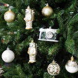 Merry Christmas 70 Pieces Christmas Tree Ornaments Hanging Balls and Stars Decoration