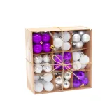 Merry Christmas 99 Pieces 3cm Mixed Color Set Christmas Hanging Ornaments Balls Decoration