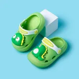 Toddler Kids Cartoon Cute Dinosaurs Flat Beach Non-slip Summer Slipper Sandals