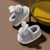 Toddler Kids Cartoon Bunny Cotton Winter Warm Home Non-slip Rabbit Shoes