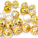 Merry Christmas 30 Pieces 6cm Painted Christmas Ornaments Balls Decoration