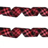 Merry Christmas Stripd Linen Ribbon Christmas Party Decoration