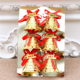 Christmas 5 Pieces Jingle Bell Christmas Tree Ornament Decoration