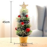 Christmas Handwork Artificial Tree with Xmas Balls and Stars Christmas Ornament
