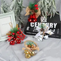 Christmas 4 PCS Bowknot Pine Cones Christmas Decoration Ornament