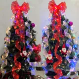 Merry Christmas 10m LED Light Up Christmas Tree Mesh Ribbon Christmas Party Decoration