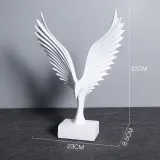 Home Ornament Flying Eagle Desktop Craft Ornament Resin Figure Statue
