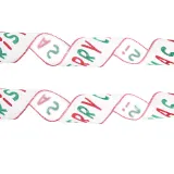 Merry Christmas Plaid Linen Ribbon Christmas Tree Christmas Party Decoration