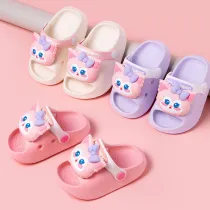 Toddler Kids Cartoon Fox Flat Beach Non-slip Summer Slipper Sandals