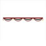 Christmas Drawstring Hanging Banner Streamer Christmas Party Decoration