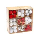Merry Christmas 99 Pieces 3cm Mixed Color Set Christmas Hanging Ornaments Balls Decoration