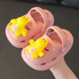 Toddler Kids Cartoon Dinosaurs Flat Beach Summer Slipper Sandals